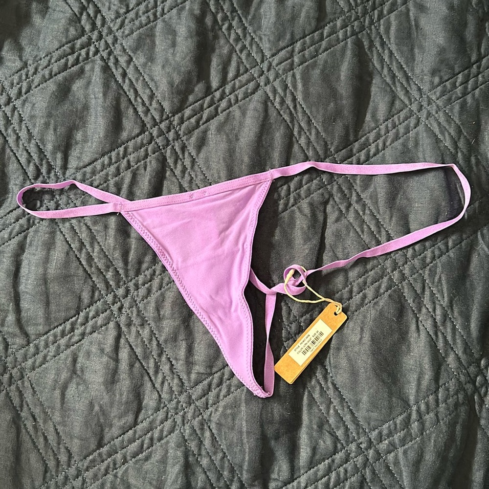 Skims 2XL ultra violet micro thong